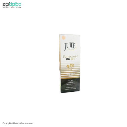 8 کرم ضد آفتاب spf50 انواع پوست بژ خیلی روشن (رز لایت) ژوت Jute