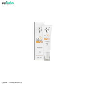 کرم ضد آفتاب فیوژن واتر پوست خشک SPF50 بژ روشن آر اف RF