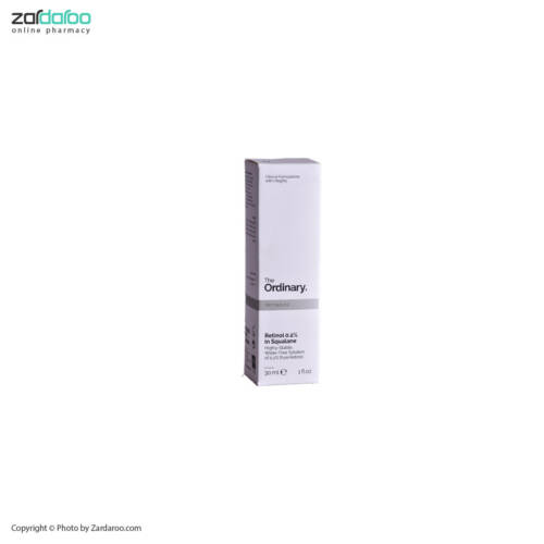 سرم رتینول اوردینری سرم رتینول 0.2 درصد در اسکوالان اوردینری Ordinary