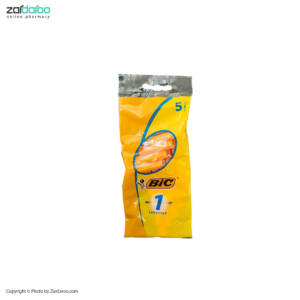 خود تراش 5 عددی تک لبه پوست حساس بیک bic