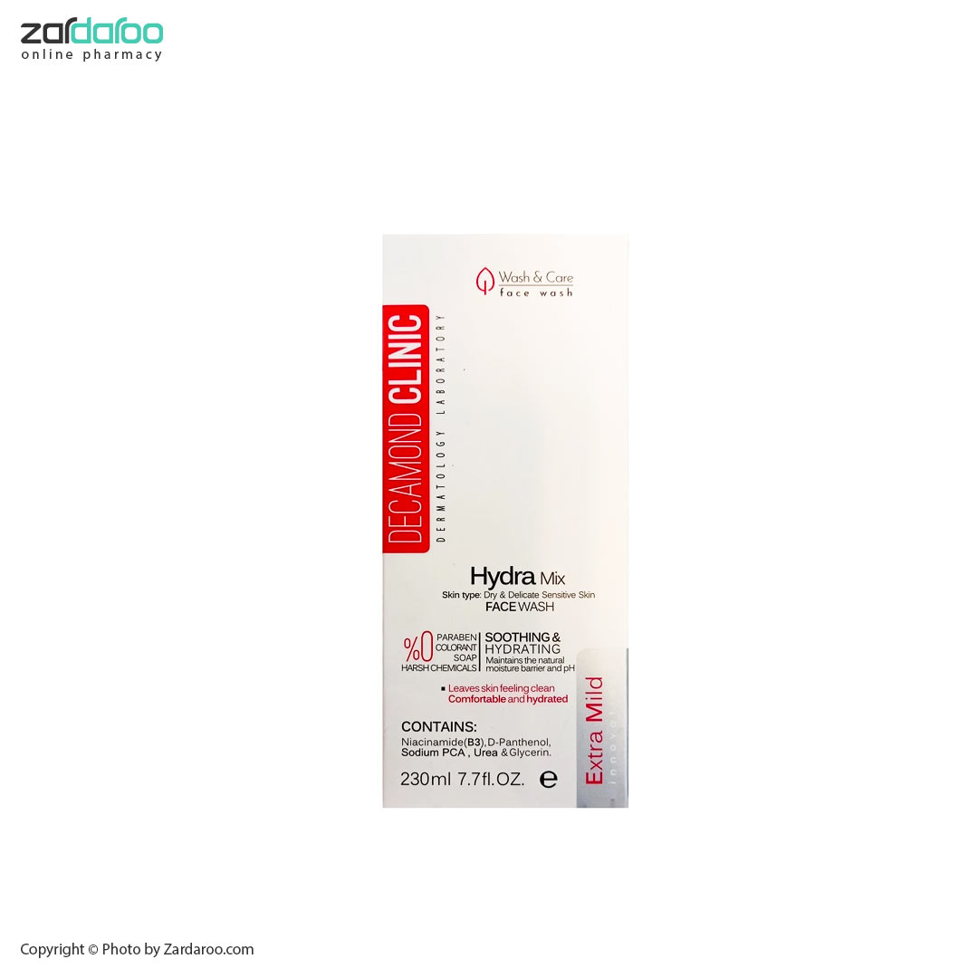 شوینده صورت مناسب پوست خشک و آسیبدیده دکاموند کلینیک Decamond Clinic 4 شوینده صورت مناسب پوست خشک و آسیبدیده دکاموند کلینیک Decamond Clinic