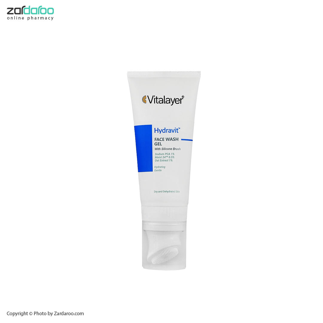 ژل شستشوی صورت هیدراویت با براش سیلیکونی ویتالیر Vitalayer 5 ژل شستشوی صورت هیدراویت با براش سیلیکونی ویتالیر Vitalayer