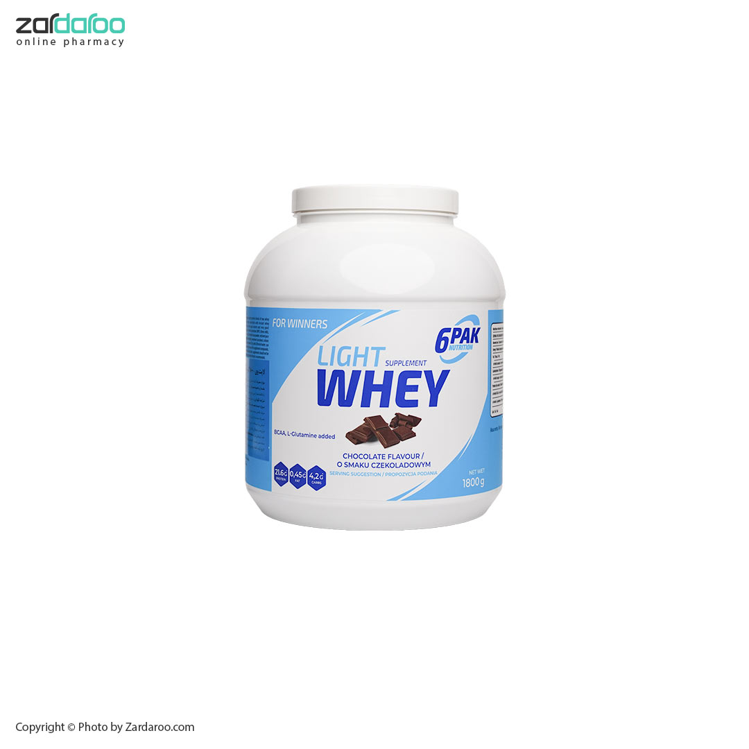 پودر پروتئین لایت وی 6پک نوتریشن 1800 گرمی با طعم شکلات ترک نوتریشن Trec Nutrition 8 پودر پروتئین لایت وی 6پک نوتریشن 1800 گرمی با طعم شکلات ترک نوتریشن Trec Nutrition