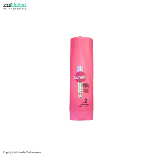 999999999999 نرم کننده برای موهای براق و قوی 350 میل سان سیلک Sunsilk