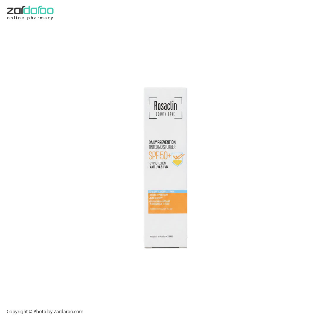کرم ضد آفتاب spf50 حاوی مرطوب کننده پوست نرمال تا خشک بژ طبیعی رزاکلین Rosaclin 7 کرم ضد آفتاب spf50 حاوی مرطوب کننده پوست نرمال تا خشک بژ طبیعی رزاکلین Rosaclin