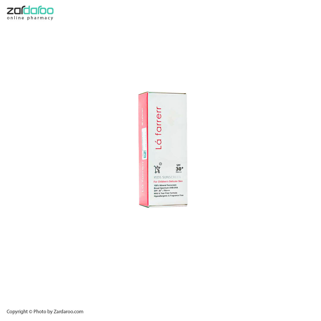 کرم ضد آفتاب مناسب پوست ظریف و حساس SPF30 لافارر La Farrerr 6 کرم ضد آفتاب مناسب پوست ظریف و حساس SPF30 لافارر La Farrerr